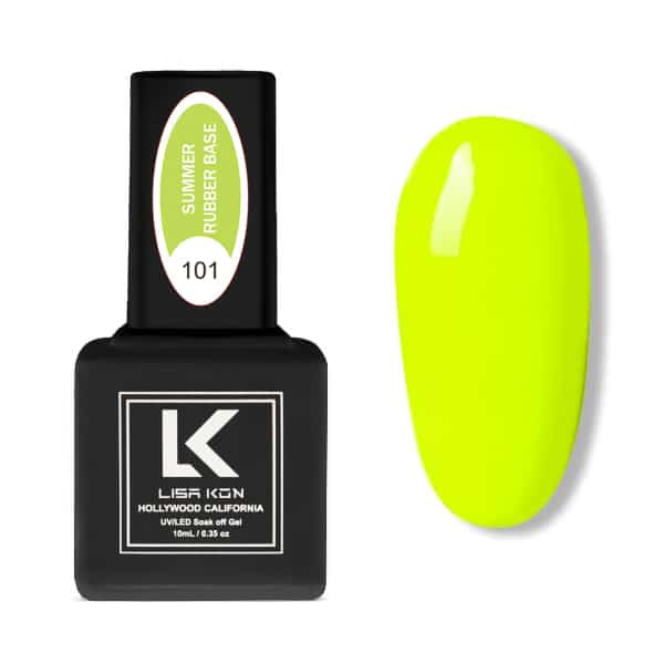 Summer Neon Rubber Base Gel 101 – Lime