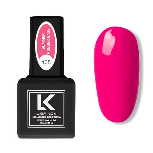 Summer Neon Rubber Base Gel 105 – Pink