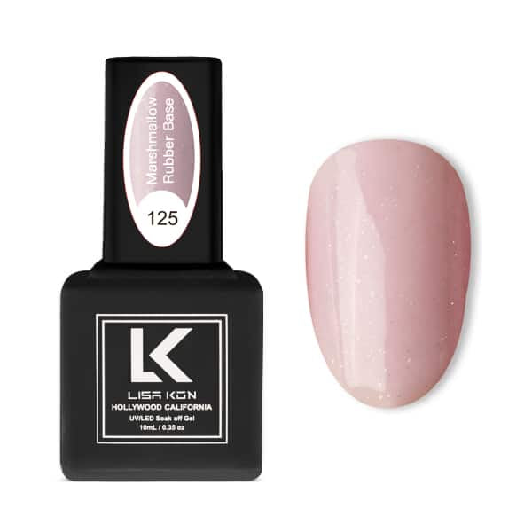 Marshmallow Rubber Base Coat 125 – Cold Pink Shimmer(Thick consistence)