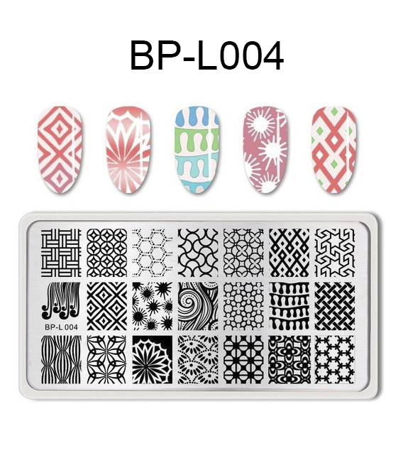 Stamping Nail Art Plate Decoration