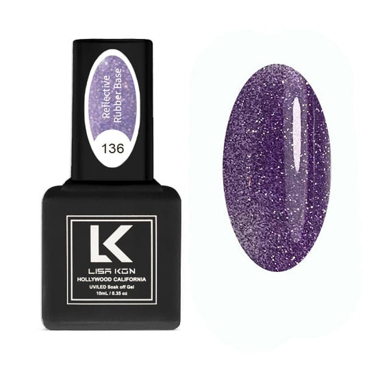 NEW Reflective Rubber Base 136 – Violet Obsession