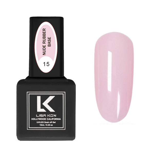 Nude Rubber Base Coat 15 – Pink (NEW FORMULA)