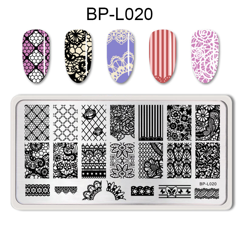 Stamping Nail Art Plate Decoration