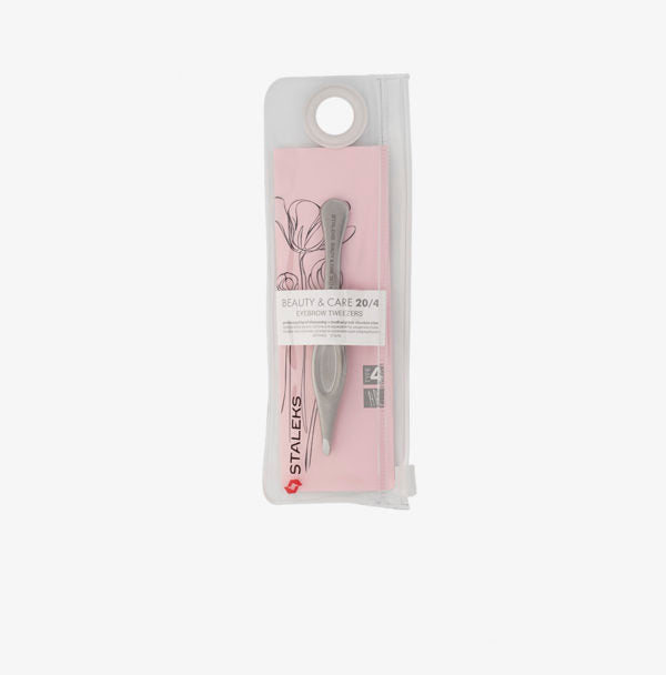 Eyebrow tweezers BEAUTY & CARE 20 TYPE 4 (slant)