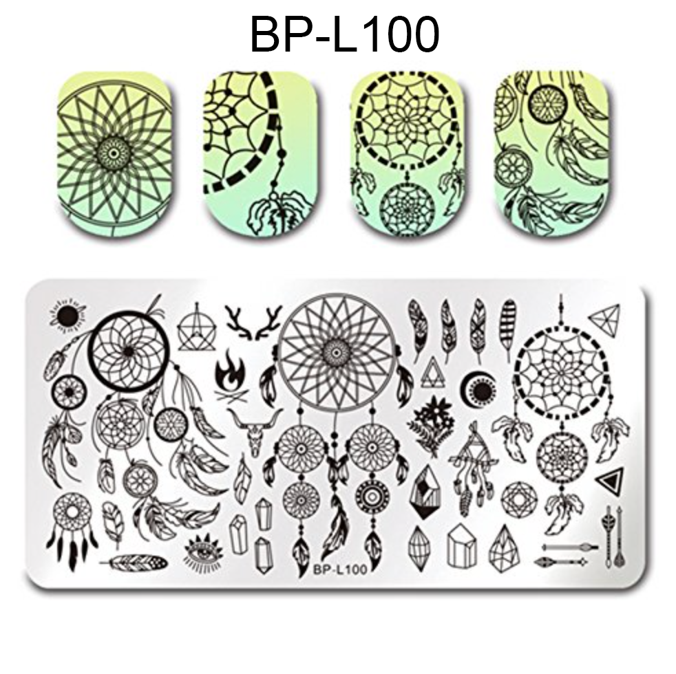 Stamping Nail Art Plate Decoration