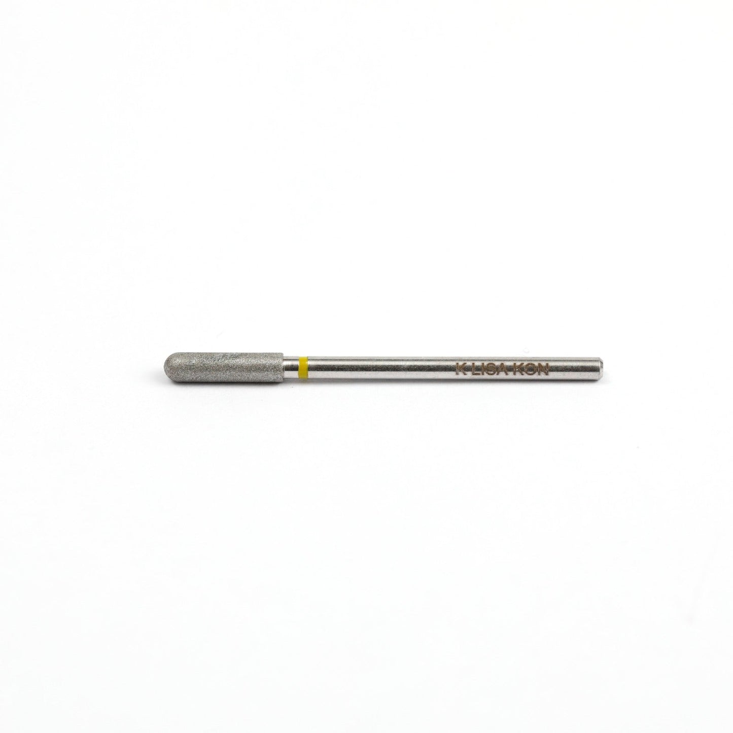 Lisakon - Diamond nail drill bit, rounded “cylinder” #2 -red #3 - yellow, 2.3 mm/ working part 8 mm