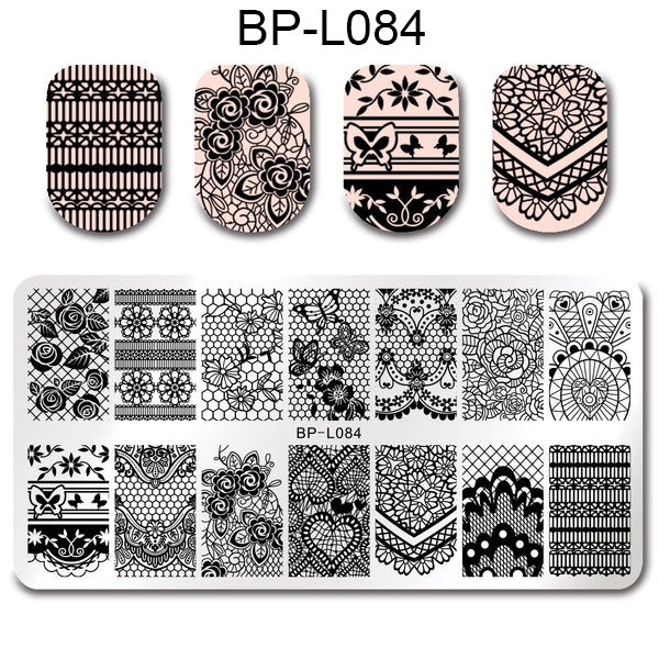 Stamping Nail Art Plate Decoration