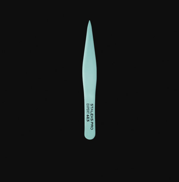 Eyebrow tweezers EXPERT 63 TYPE 5 (point, blue)