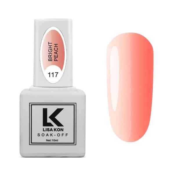 Gel polish 117 Bright Peach