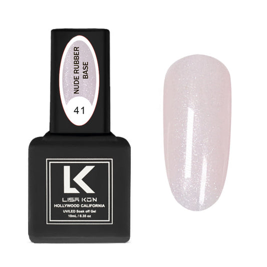 Nude Rubber Base Coat 41 – Light Pink Shimmer