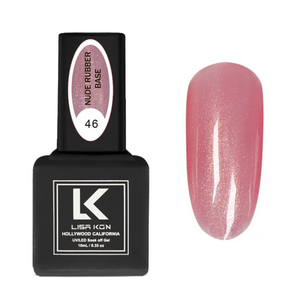 Nude Rubber Base Coat 46 – Pink Shimmer