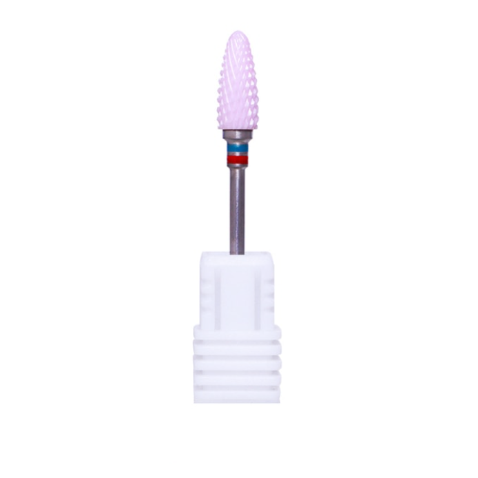 Pink Ceramic Nail Drill Bits