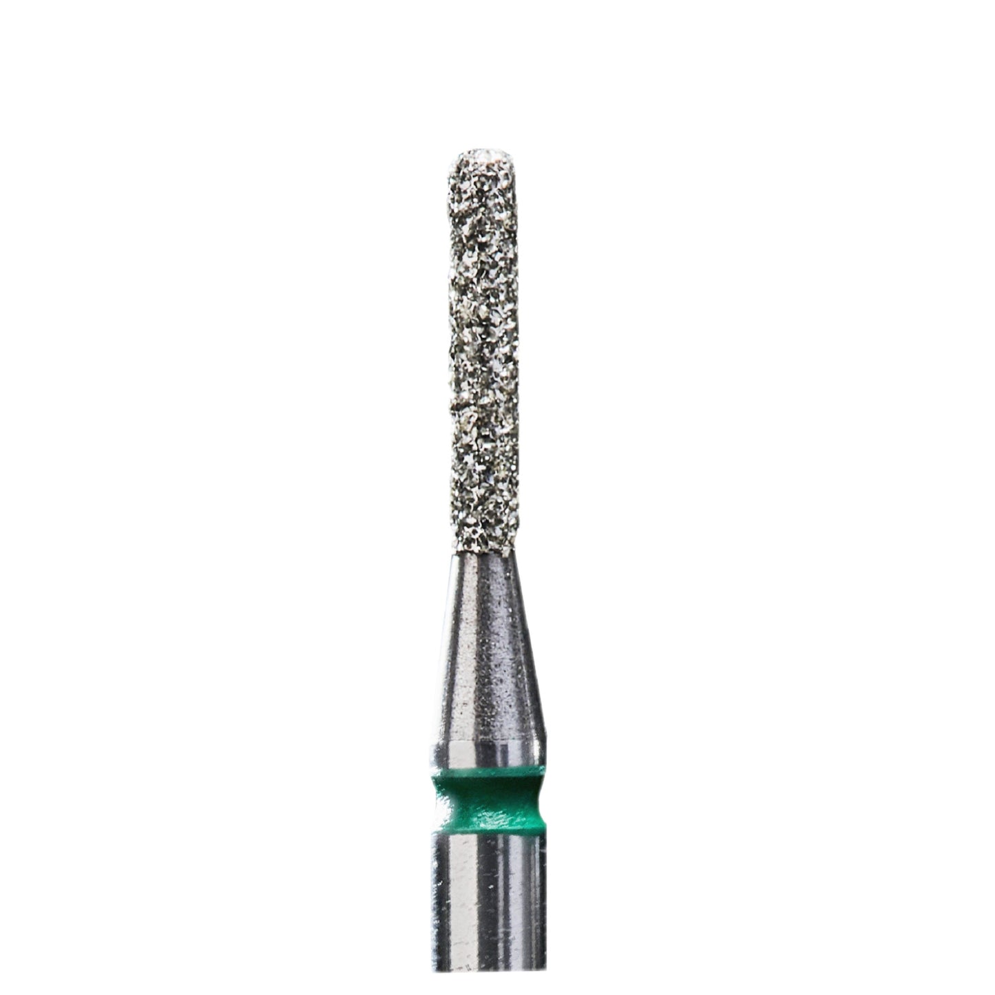 Staleks Diamond nail drill bit #62, rounded “cylinder”, green, head diameter 1.4 mm/ working part 8 mm