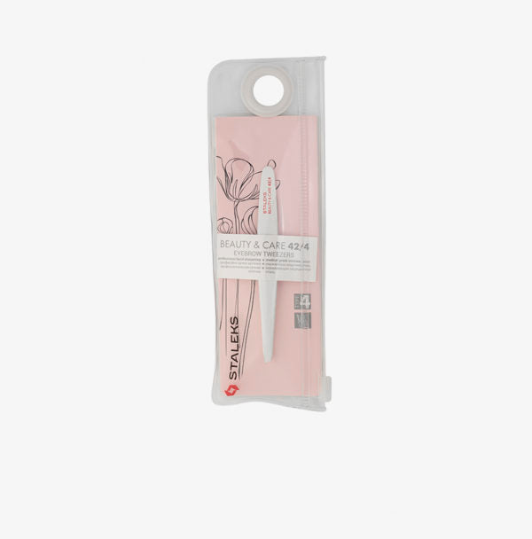 Eyebrow tweezers BEAUTY & CARE 42 TYPE 4 (slant)