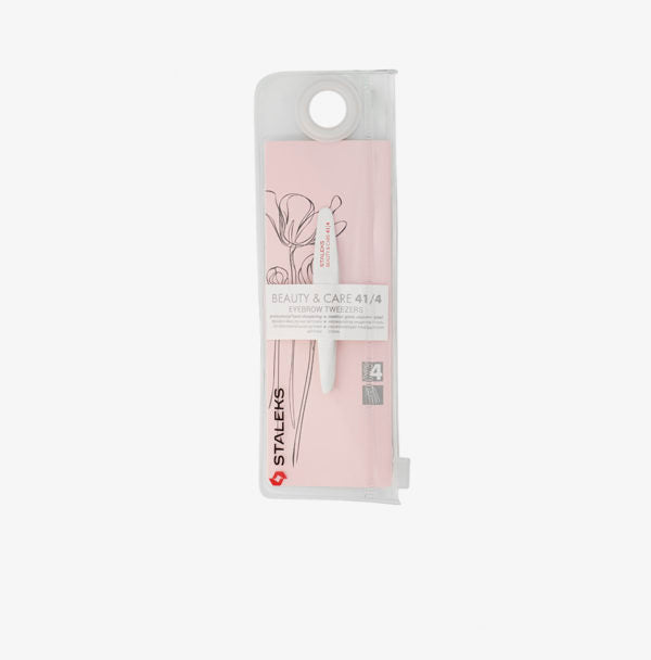 Eyebrow tweezers BEAUTY & CARE 41 TYPE 4 (slant)