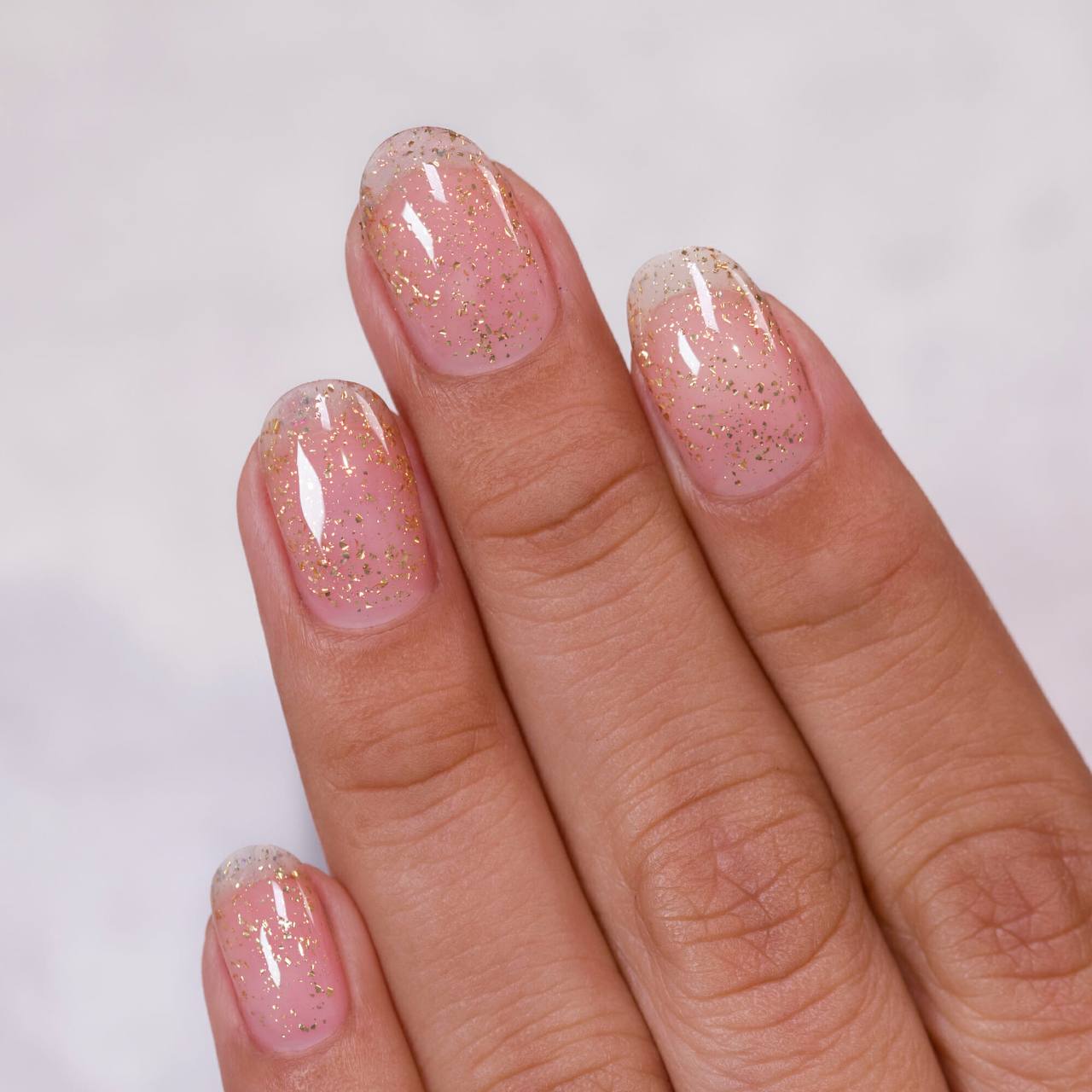 LisaKon Platinum Shiny Top Coat Silver/Gold/Rose