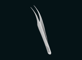 Professional eyelash tweezers EXPERT 40 TYPE 11 (Сurved)