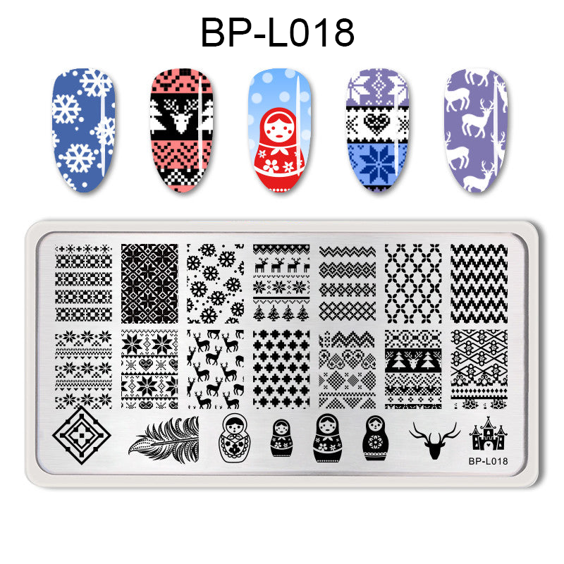 Stamping Nail Art Plate Decoration