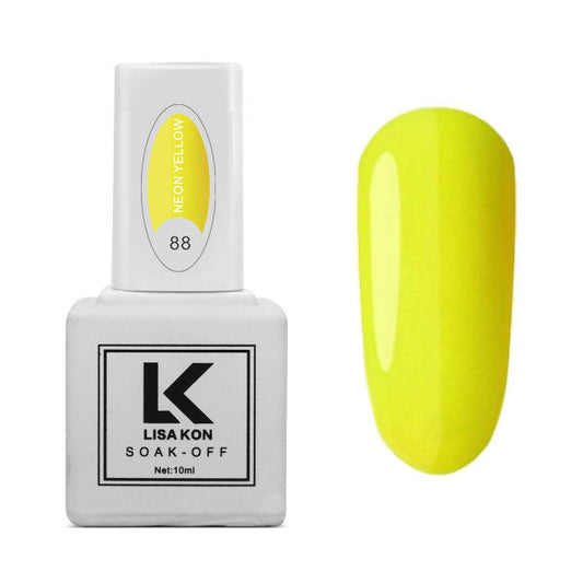 Gel Polish 88 Neon Yellow