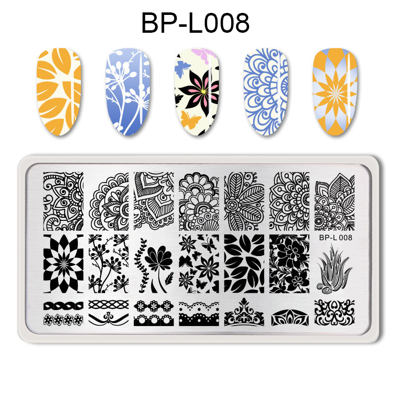 Stamping Nail Art Plate Decoration