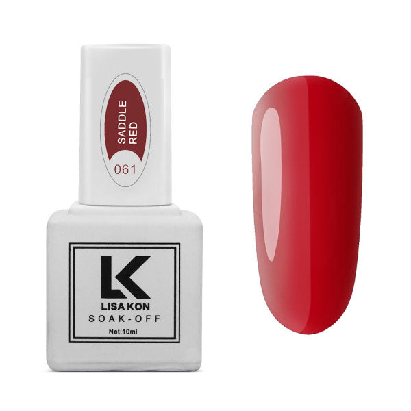 Gel Polish 61 Saddle Red