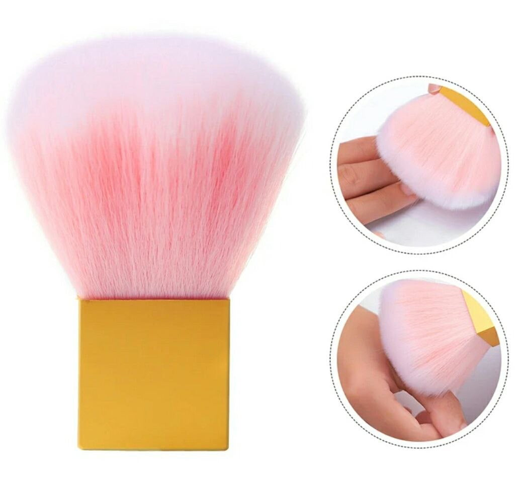 Nail cleaning dust brush