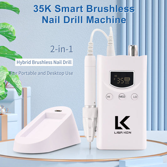 35k Smart Brushless Nail Drill Machine (2 in 1)