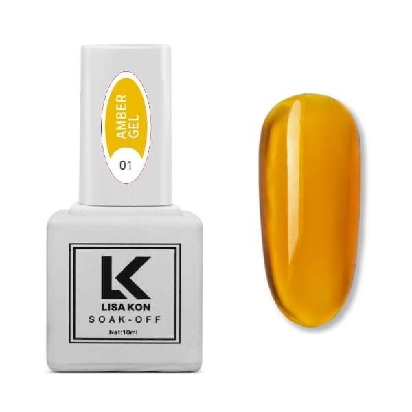 Glass Jelly Nails - Amber collection by LisaKon