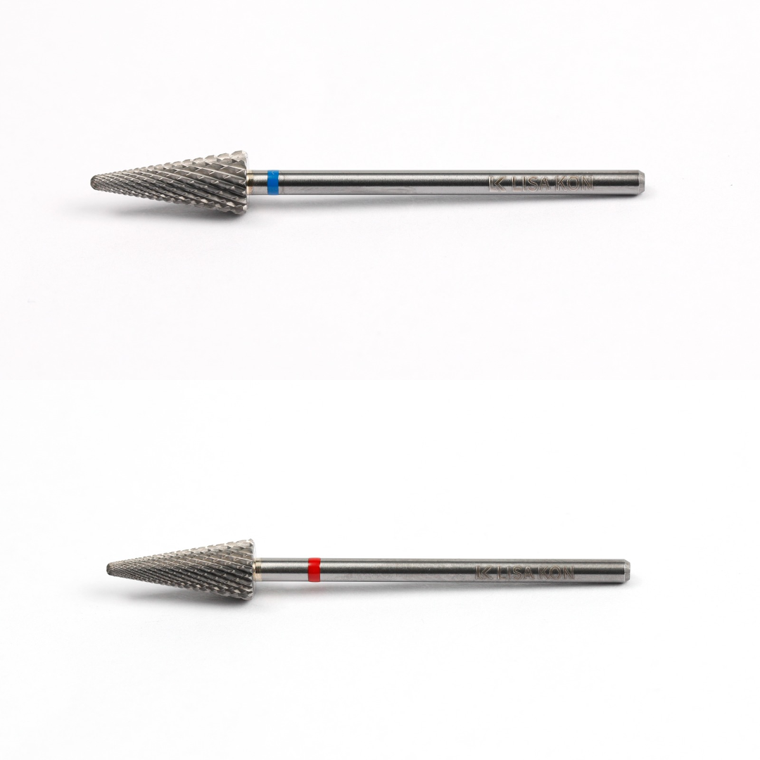 Lisakon - Drill Bit Carbide Silver Cone Shape blue/yellow