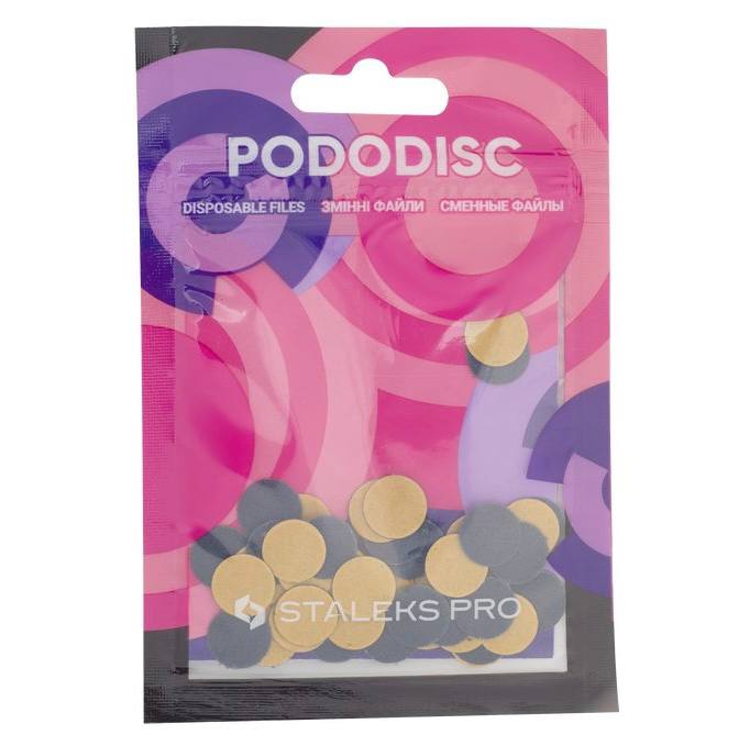 240 GRIT Staleks Pro S/M/L Pododisc Refill Pads For Pedicure Disc (50 pcs)