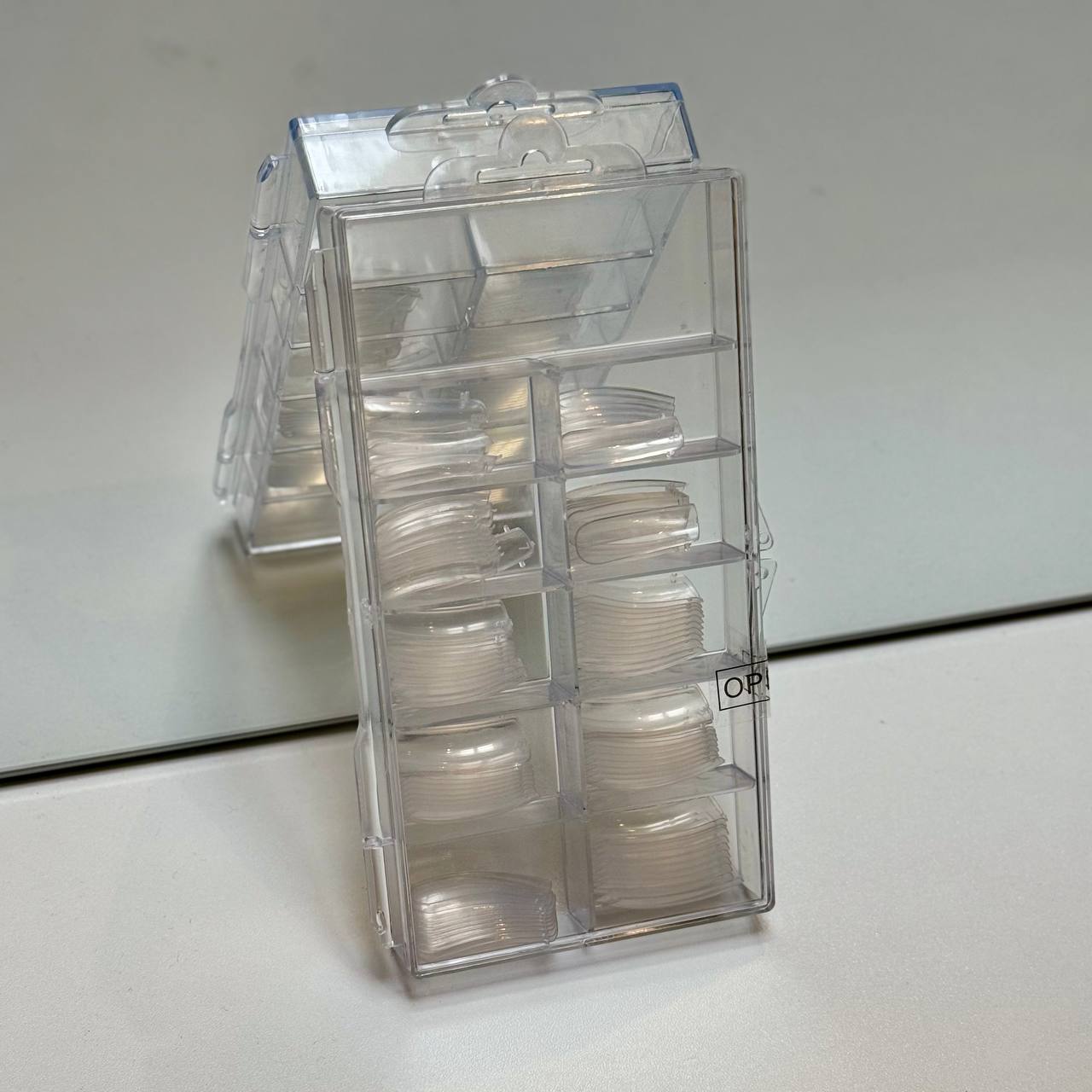 Square (1 box - 120 pcs) Dual forms for extension (Poly gel/hard gel) #05