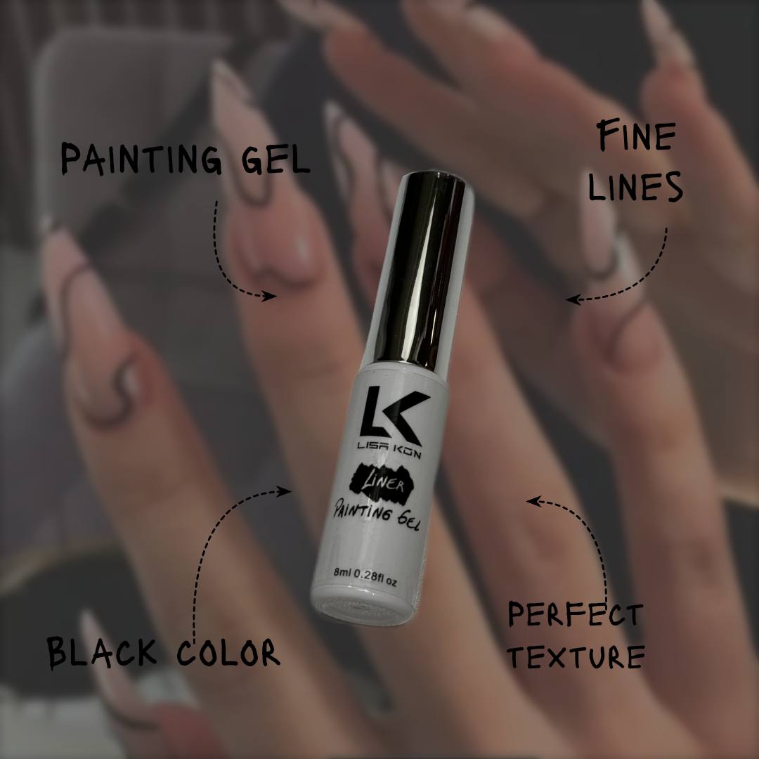 Liner Painting Gel (Silver, Gold, White, Black, Holographic)