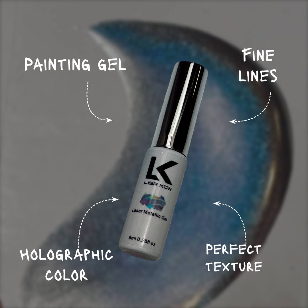 Liner Painting Gel (Silver, Gold, White, Black, Holographic)