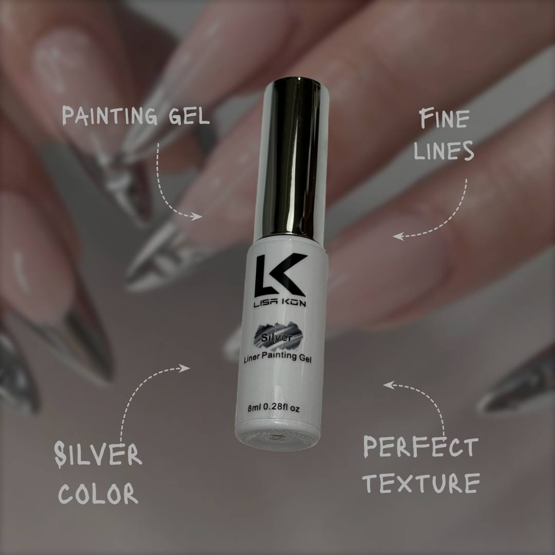 Liner Painting Gel (Silver, Gold, White, Black, Holographic)